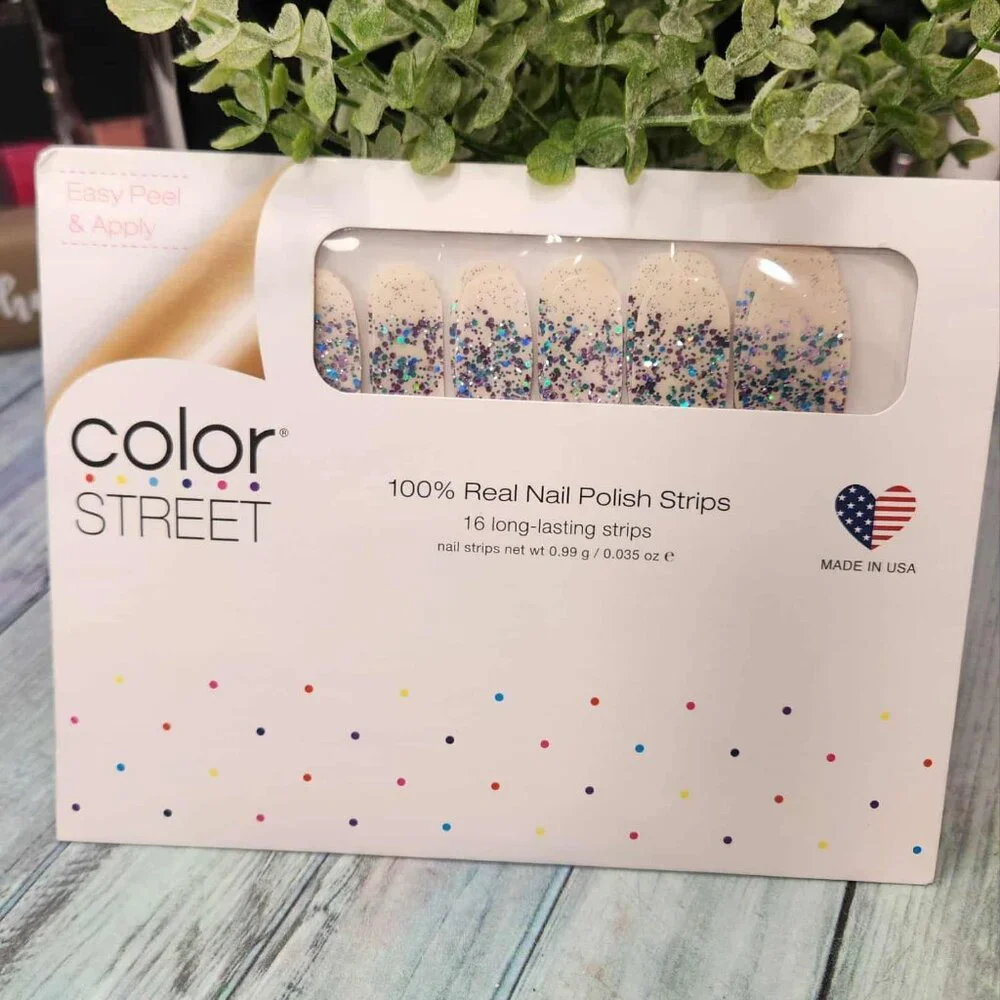 Color Street Glitter Overlay Press On Nail Designs